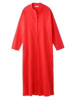 STAND COLLAR DRESS/レッド