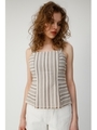 STRIPE BUSTIER/柄BRN5