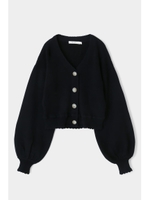 TRIM END SHORT カーディガン/NVY