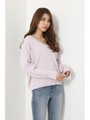 V N／C Loose Knit TOP/L/PNK1