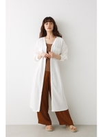VネックロングシャツJK/O/WHT1