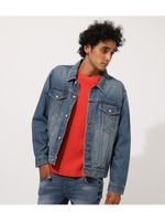 WASH DENIM JACKET/BLU