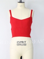 [BED&BREAKFAST]Cosmorama Wool Short Camisole/RED