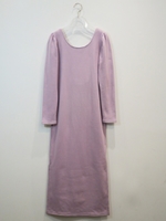backribbon thermal one-piece/lavender
