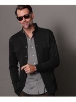 ／／ミラノリブサファリニットジャケット/ブラック(010)