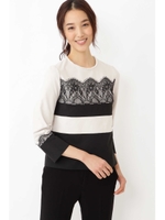 《Endy ROBE》エミボーダーカットソー/KOHL(010)