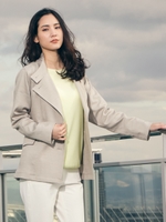 《ラエフ定番アイテム【極】シリーズ》《セットアップ対応》ロイヤルスラブオックスきれいめワークジャケット/ベージュ