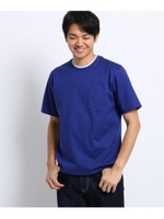 【 WEB限定 】 フェイクレイヤード 半袖 カットソー/ライトブルー(091)