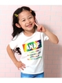 【ANAPKIDS】タイダイBOXロゴプリントTEE/ホワイト(001)