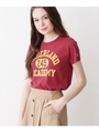 【Champion】カレッジTシャツ/ワインレッド(063)