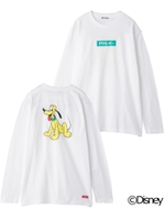【Disney】LS TEE / PLUTO ./ホワイト