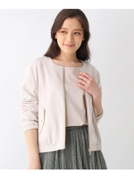 【M-LL】ツイルカットブルゾン/ライトベージュ(051)