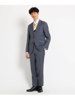 【PNJ】ピンヘッドスーツFabric by MIYUKI Bemback(R)[ メンズ スーツ ビジネス 日本製 ]/チャコールグレー(014)