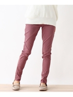 【SS-3Lまで】らくちんストレッチスキニーパンツ/ラズベリーピンク(073)