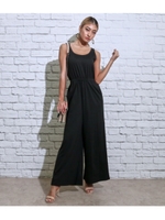 【anap Latina】 2パターンリラックスオールインワン/ブラック(027)