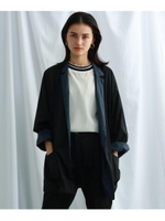 【ウォッシャブル】リバーシブルジャケット/ブラック(019)