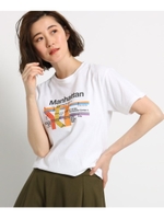 【洗える】MTA路線図イラストTシャツ/ホワイト(001)