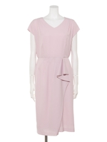 Ｖネック切り替えＯＰ/ベビーピンク