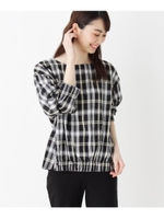 ゆるシルエットプリントシャツ/ブラック(219)