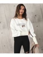 アームニット裏毛トップス/ホワイト(001)