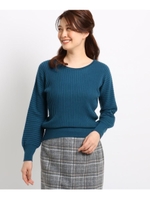 アコーディオンガータープルオーバー/ダークグリーン(023)