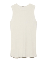 アメスリリブニットタンクトップ/WHT