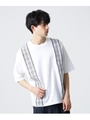 エスニックシシュウ ビッグシルエットTシャツ/ホワイト(601)