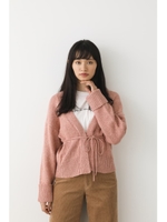 カシュクールニットカーデ/PNK