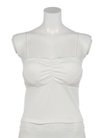 カップINレイヤードベアTOP/ホワイト