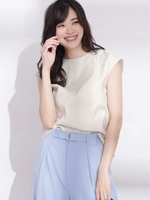 コードレーンバックベルトブラウス【Aperi by nano・universe】/ベージュ