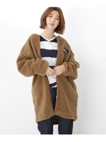 シープ ボア ロゴ ロングコート/キャメル(041)