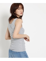 シャインテレコタンクトップ/ライトグレー(911)