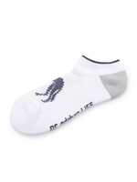 ショート丈ソックス メンズ/ホワイト(001)