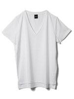 スーパークールタッチテンセル天竺オーバーTシャツ/ホワイト