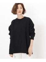 スウェット BSCL ロゴ 裏起毛 ワイドシルエット/ブラック(019)