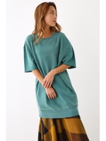 スプレー スウェット ワンピース/GRN