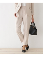 センタープレスダブルクロスパンツ/ベージュ(052)