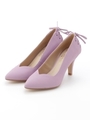 ハートカットパンプス/パープル