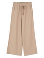 ハイウエストワイドパンツ/ベージュ