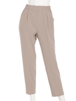 ハイストレッチジョーゼットパンツ/ベージュ