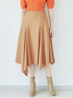 ハンカチーフヘムフレアースカート/CML