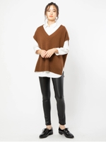 フェイクレザーレギパン/ブラック