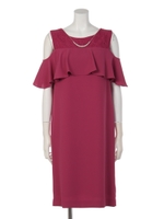 フリル２ＷＡＹワンピース2/プラム