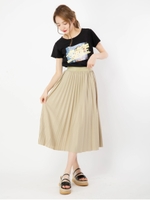 プリーツスカート/カーキ