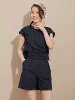 ペーパーバックショートパンツ/紺