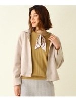 マシュマロフェイクスエードフーデットジャケット/ライトベージュ(051)