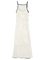 メッシュニットワンピース/OWHT