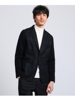 メルトンxニット コンビネーションジャケット/ネイビー(293)
