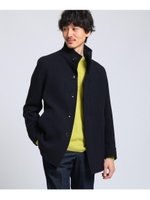 メルトンスタンドカラーコート/ネイビー(093)