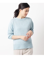 ラメミックスカラープルオーバー/サックス(490)